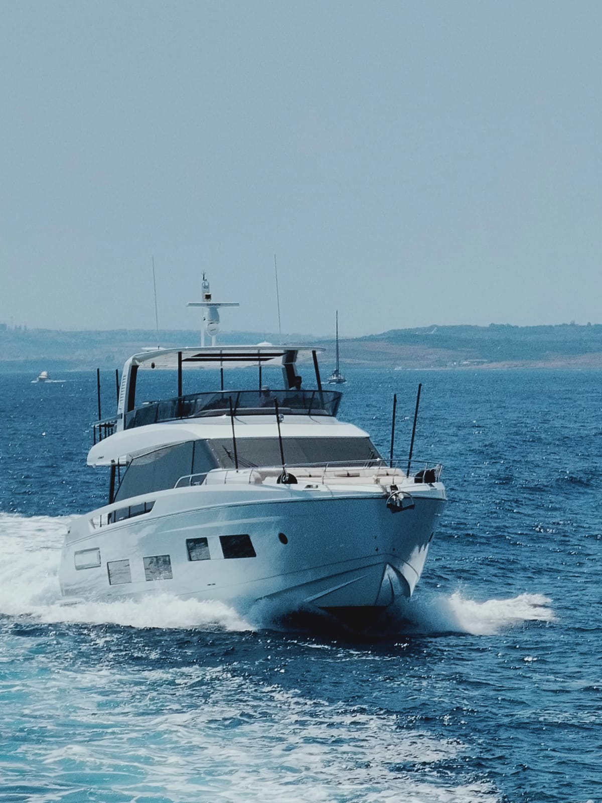 Front view of Aqualis yacht